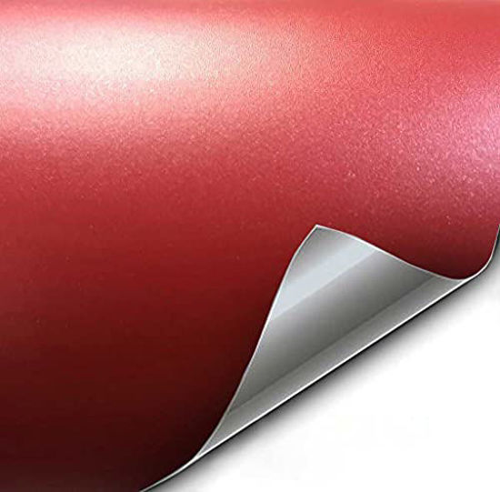 Picture of VViViD+ Premium Vinyl Wrap Film (6ft x 5ft, Matte Metallic Lava Red)