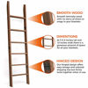 Picture of RELODECOR 6-Foot Wall Leaning Blanket Ladder| Laminate Snag Free Construction (Brown)