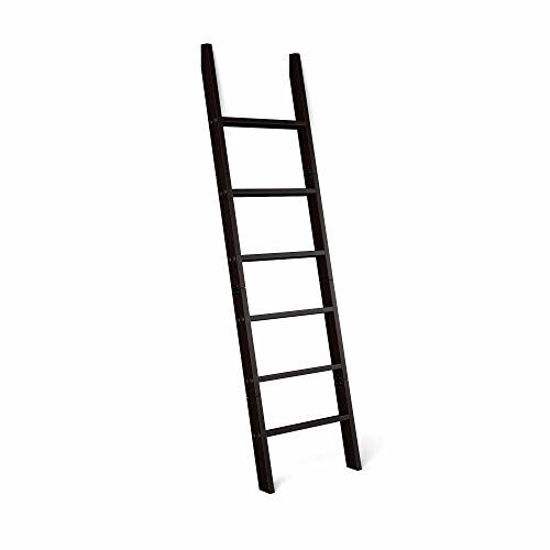 Picture of RELODECOR 6-Foot Wall Leaning Blanket Ladder| Laminate Snag Free Construction (Black)