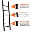 Picture of RELODECOR 6-Foot Wall Leaning Blanket Ladder| Laminate Snag Free Construction (Black)