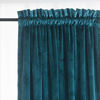 Picture of Roslynwood Velvet Curtain Panels Peacock Blue Block Light Window Super Soft Luxury Drapes for Bedroom Thermal Insulated Rod Pocket Curtain for Living Room/52Wx96L Peacock Blue, 2 Panels