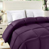 Picture of Utopia Bedding Comforter Duvet Insert - Quilted Comforter with Corner Tabs - Box Stitched Down Alternative Comforter (Queen, Plum)