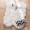 Picture of Carvapet Soft Fluffy Faux Sheepskin Fur Area Rug for Bedroom Floor Sofa Living Room 3 x 5 Feet,White