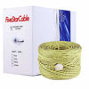 Picture of FiveStar Cable 1000 Ft. Cat5E UTP 24AWG CCA Twisted Pair Networking Bulk Cable Pull Box - Yellow Color