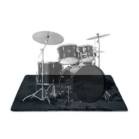 Drum Rug,Drums Mat Rug Drum Carpets Soundproof Blanket Electronic Drum  Carpet Jazz Drum Kit Carpet Musical Rugs Shock Absorption Mat for Bass Drum