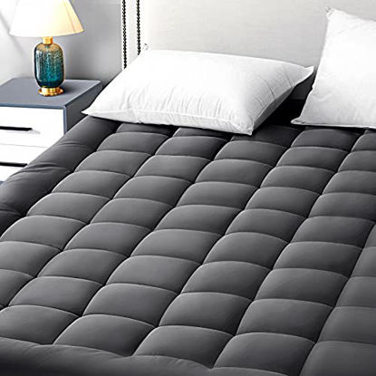 Twin Mattress Pad Deep Pocket Non Slip Cotton Mattress Topper Breathable  and Soft Quilted Fitted Mattress Cover up to 18' Thick Pillowtop 450GSM -  China Bedding and Bed Sheet price