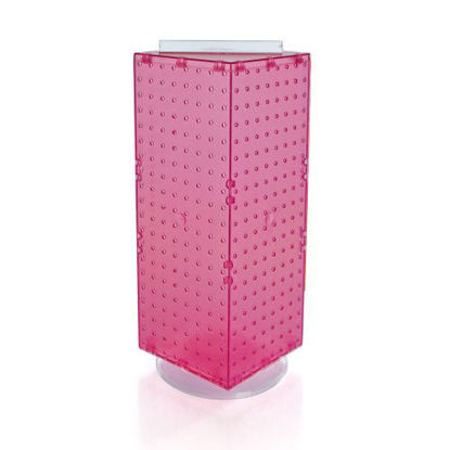 Picture of Azar 703385-PNK Interlocking Pegboard Display, 8-Inch by 8-Inch by 20-Inch, Pink