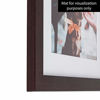 Picture of ArtToFrames 16x38 Inch Brown Picture Frame, This 1.25" Custom Poster Frame is Classic Mahogany Frame, for Your Art or Photos, 2WOMFRBW26039-16x38