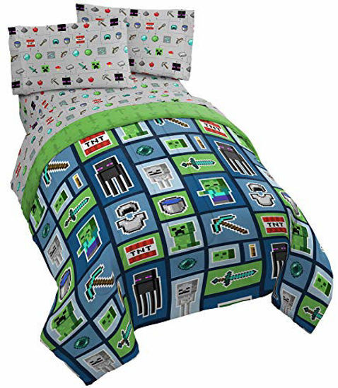 Minecraft sheets hot sale and comforter