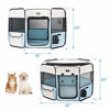 Picture of X-ZONE PET Portable Foldable Pet Dog Cat Playpen Crates Kennel/Premium 600D Oxford Cloth,Removable Zipper Top, Indoor and Outdoor Use