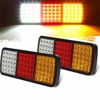 Picture of Partsam 2Pcs 75 LED Truck Tail Light Bar Waterproof 12V Turn Signal Brake Reverse Running Lights Taillight IP68 for Boat Snowmobile Utility Trailer Flatbed Trucks Bed Pickups RV Camper UTV UTE Vans