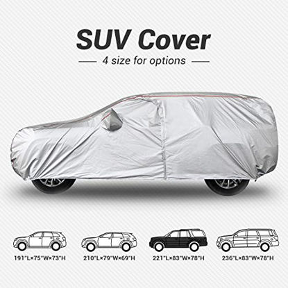 GetUSCart- KouKou 6 Layers Car Cover Waterproof All Weather for