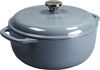 Picture of Lodge Enameled Cast Iron Dutch Oven, 3 Qt, Storm Blue