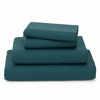 Picture of Cosy House Collection Luxury Bamboo Bed Sheet Set - Bedding Blend from Natural Bamboo Fiber - Resists Wrinkles - 4 Piece - 1 Fitted Sheet, 1 Flat, 2 Pillowcases - Queen, Dark Teal