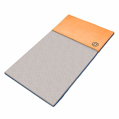 Picture of GuineaDad Liner - Midwest Size, Orange| Guinea Pig Fleece Cage Liners | Guinea Pig Bedding | Burrowing Pocket Sleeve | Extra Absorbent Bamboo | Waterproof Bottom