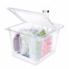 Picture of EVERIE Sous Vide Container with Collapsible Hinge Lid and Sous Vide Rack and Sleeve Compatible with Breville Joule (KIT-12-CS-PP)