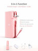 Picture of Luxtude Portable Charger for iPhone,10000mAh Power Bank Built-in Lightning Cable & Wall Plug, Apple Certified Portable iPhone Charger, Travel Charger Power Bank for iPhone, iPad, Samsung etc. - Pink