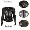 Picture of Ridbiker Motorcycle Full Body Armor Protector Removable Racing Jacket Motocross Spine Chest Motocross Protective Shirt (Black, XL)