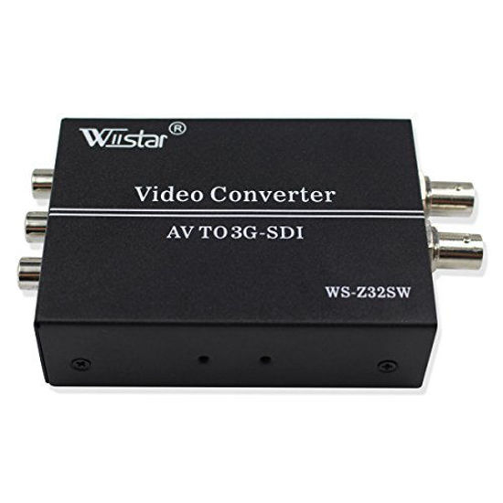 Picture of Wiistar AV CVBS to 3G-SDI Audio Video Converter Support 1080P for CRT HDTV to Camera