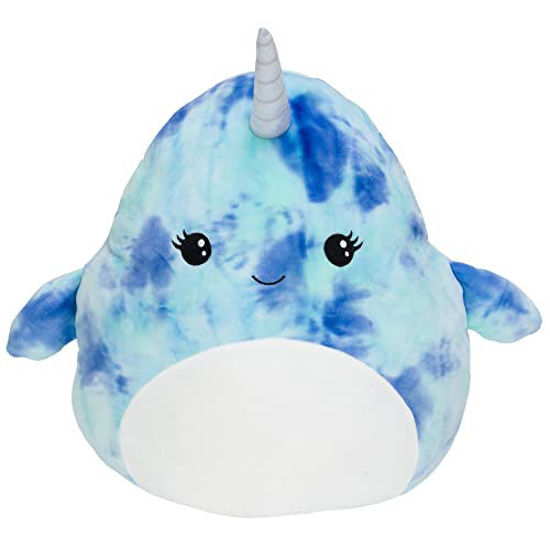 Picture of Squishmallow Kellytoy Winter 2021 16 Berna The Blue Narwhal Plush Toy