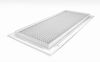 Picture of 14" x 32" Cube Core Eggcrate Return Air Grille - Aluminum Rust Proof - HVAC Vent Duct Cover - White [Outer Dimensions: 16.75"w X 34.75"h]