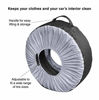 Picture of Kurgo Seasonal Tire Tote | Spare Tire Cover | Portable Wheel Bags | Winter Tire Cover | Eco-Friendly Tire Totes | Handle for Easy Transportation | Universal Fit