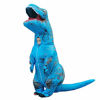 Picture of Kids T-Rex Dinosaur Inflatable Costume Halloween Cosplay Blow Up Suit Fancy Dress Outfit for Child (Kids, Blue)