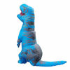 Picture of Kids T-Rex Dinosaur Inflatable Costume Halloween Cosplay Blow Up Suit Fancy Dress Outfit for Child (Kids, Blue)