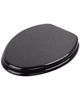 Picture of Sanilo Elongated Toilet Seat, Wide Choice of Slow Close Toilet Seats, Molded Wood, Strong Hinges (Glittering Black)