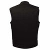 Picture of Milwaukee Performance DM2238 Men's Black Denim Snap Front Club Vest with Gun Pocket - 6X-Large