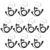 Picture of abcGoodefg FBI Style Surveillance Covert Headset Earpiece Mic for HYT (Hytera) Radios Motorola radioa CLS1110 CLS1410 CLS1413 CLS1450 CLS1450C CP200 PR400 CP100 TC-500 (10 Pack)