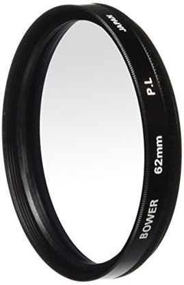 Picture of Bower FP62 62 mm Pro Digital High Definition Linear Polarizer Filter (Black)