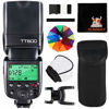 Picture of GODOX TT600 Master Slave Flash Speedlite with Standard Hotshoe Interface for Canon Nikon Pentax Olympus Fujifilm Camera, GN60, 5600k±200k, 2.4G Wireless X System, 0.1-2.6s Recycle Time