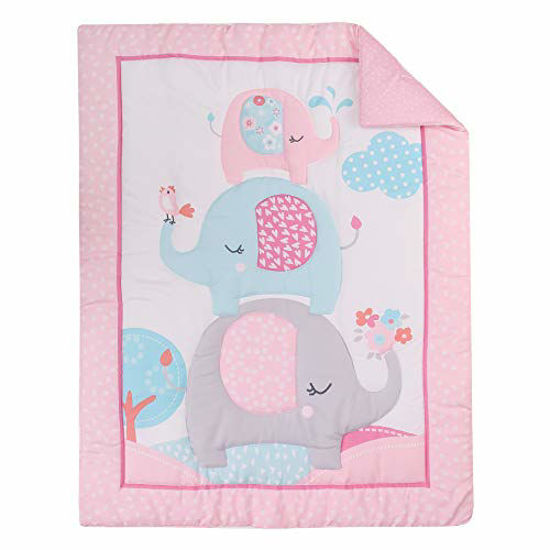 Baby girl outlet elephant crib bedding