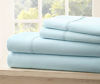 Picture of Split TOP King Bed Sheet Set Royal Collection 1900 Egyptian Cotton Bamboo Quality with 1 Fitted Sheet 36" Split TOP, 1 King Flat and 2 King P/Cases.No Wrinkle (Aqua, Split TOP King)