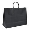 Picture of Black Gift Bags 16x6x12"100Pcs GSSUSA Sturdy Shopping Bags,Party Bags,Merchandise bag, Kraft Bags, Retail Bags, Black Paper Bags with Handles