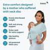 Picture of Konny Baby Carrier Summer | Ultra-Lightweight, Hassle-Free Baby Wrap Sling | Newborns, Infants to 44 lbs Toddlers | Cool and Breathable Fabric | Sensible Sleep Solution (Charcoal, M)