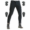 Picture of Men's Motorcycle Riding Pants Denim Jeans Protect Pads Equipment with Knee and Hip Armor Pads VES6 (Black, S=28)