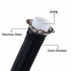 Picture of EVIL ENERGY 10AN 5/8" PTFE E85 Hose Braided Fuel Injection Line 20FT Nylon Stainless Steel Black