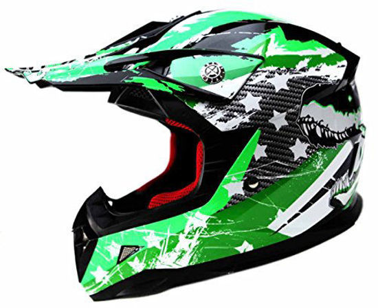 GetUSCart Motocross Youth Kids Helmet DOT Approved YEMA YM 211