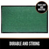 Picture of Gorilla Grip Original Low Profile Rubber Door Mat, 72x48, Heavy Duty, Durable Doormat, Indoor and Outdoor, Waterproof, Easy Clean Shoe Scraper, Home Rug Welcome Mats for Entryway, Patio, Porch, Green