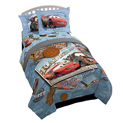 Picture of Jay Franco Cars Tune Up 5 Piece Twin Bed Set (Offical Disney Pixar Product)