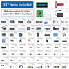 Picture of SunFounder Raspberry Pi Ultimate Starter Kit for Raspberry Pi 4B 3B+ 400, Python C Java Scratch, Online Detailed Tutorials, 131 Projects, 337 Items (Camera Module, Speaker, I2C LCD, etc)