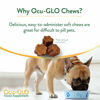 Picture of Ocu-GLO Cat & Dog Senior Supplement for Eye Support - Soft Chews Vision Vitamins Supplements for Large and Small Pets Care with Lutein, Omega-3 Fatty Acids, Grape Seed Extract & Antioxidants