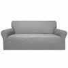 Picture of Easy-Going 100% Waterproof Couch Cover, Dual Waterproof Sofa Cover, Stretch Jacquard Sofa Slipcover, Leakproof Furniture Protector for Kids, Pets, Dog and Cat ( Oversized Sofa, Light Gray)