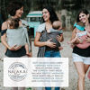 Picture of Nalakai Ring Sling Baby Carrier - Luxury Bamboo and Linen Baby Sling - Baby Wrap