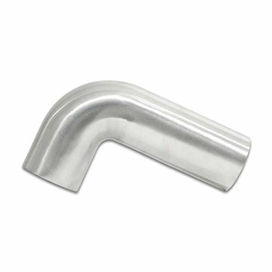 Picture of Vibrant Power 12190 Tubing, 90 degree elbow, Aluminum, Brushed Finish, 3.50 in. Outside Diameter, 2.50 in. Centerline Radius, 5.00 in. x 2.00 in. Leg Length, each