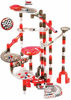 Picture of Marble Run Racing Set (200 Pieces) with Designer Marbles, Racing Action Pieces, & Tournament Board by Marble Genius