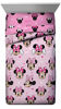 Picture of Jay Franco Disney Minnie Mouse Hearts N Love 4 Piece Twin Bed Set - Includes Reversible Comforter & Sheet Set - Super Soft Fade Resistant Microfiber - (Official Disney Product)