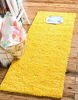 Picture of Unique Loom Solo Solid Shag Collection Area Modern Plush Rug Lush & Soft, 2' 6 x 13' 0, Tuscan Sun Yellow